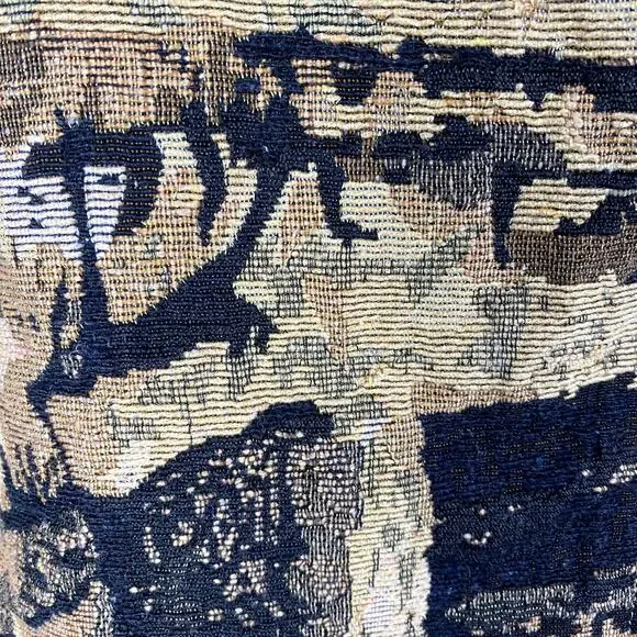 Tribal Boho Geometric Earthy Rustic Print Oversized Cowl Collar Blazer Jacket - Picture 7 of 7